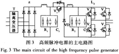 高頻脈沖電腦源的主電路圖